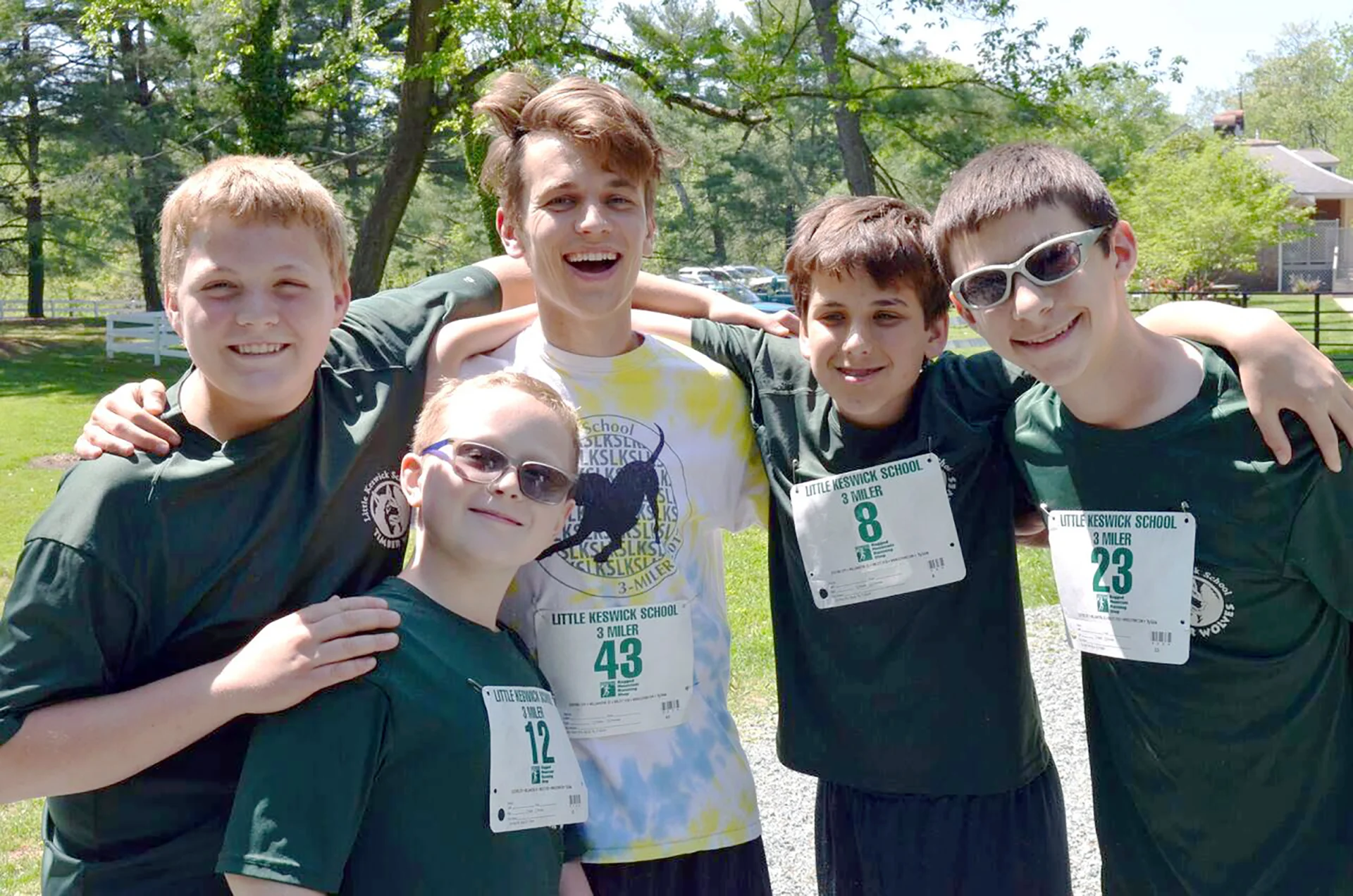 students dressed for Keswick 3-miler