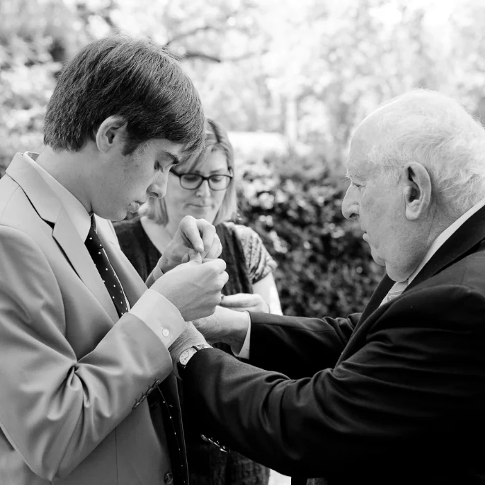 John Furth pinning student