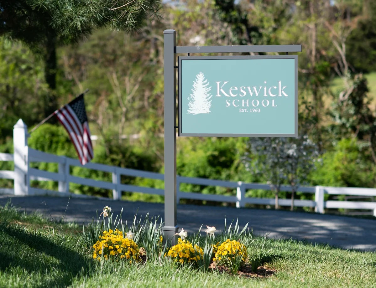 Keswick School outdoor sign